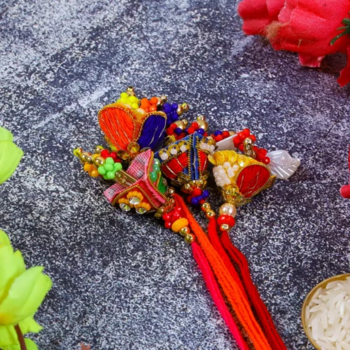 ✨ Rajasthani Traditional Lumba Rakhi for Bhabhi | Ethnic Designer Rakhi