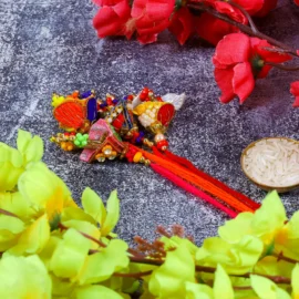 ✨ Rajasthani Traditional Lumba Rakhi for Bhabhi | Ethnic Designer Rakhi
